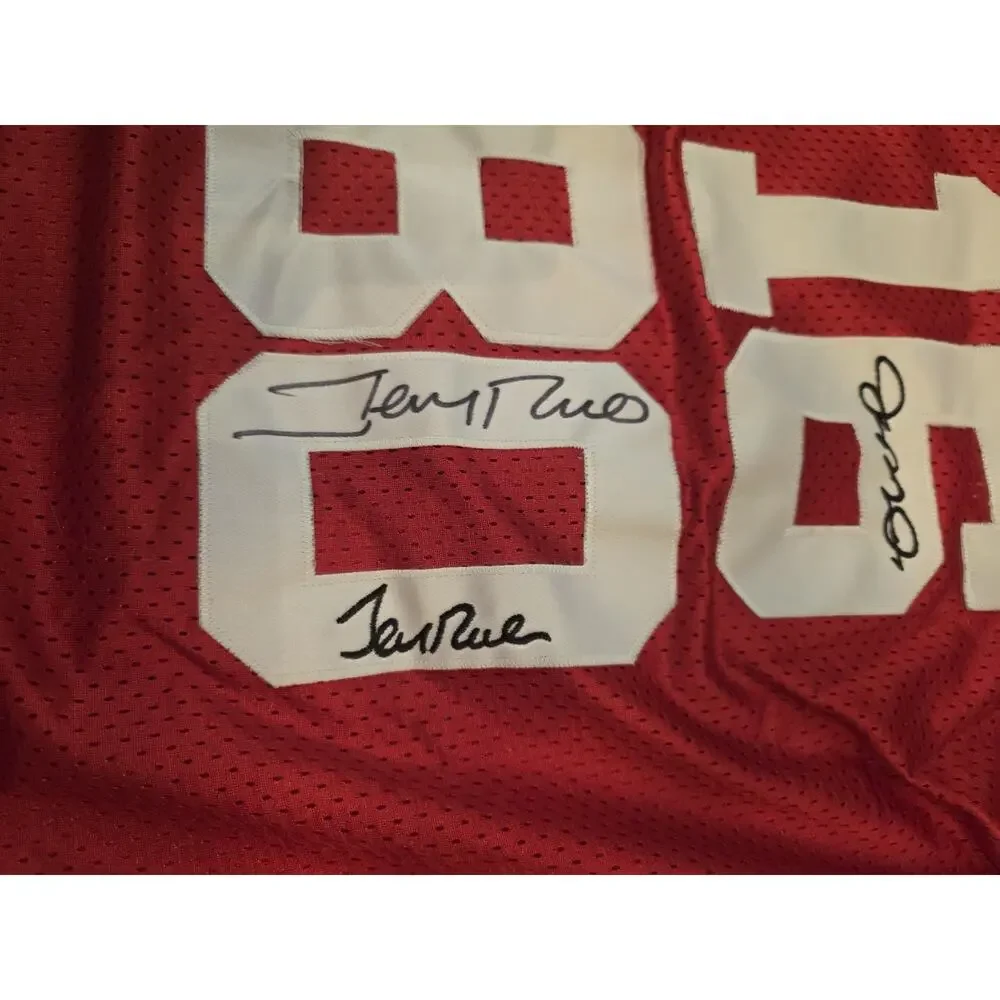 Rare Vintage SF “49ers of the Century” Jersey Jerry Rice Signed Sz 54 NO COA